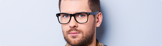 eyeglasses with a blue color frame How to Pick Up Fashionable Glasses Exactly According to Your Unique Taste? - 2