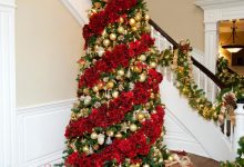 floral christmas tree 2 Top 10 Christmas Decoration Ideas & Trends - Christmas fingernails 7