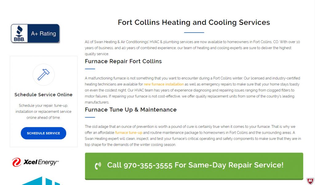 Top 10 US Areas Need Furnace Repair services 4 furnace repair fort collins Top 10 US Areas Need Furnace Repair services - 4
