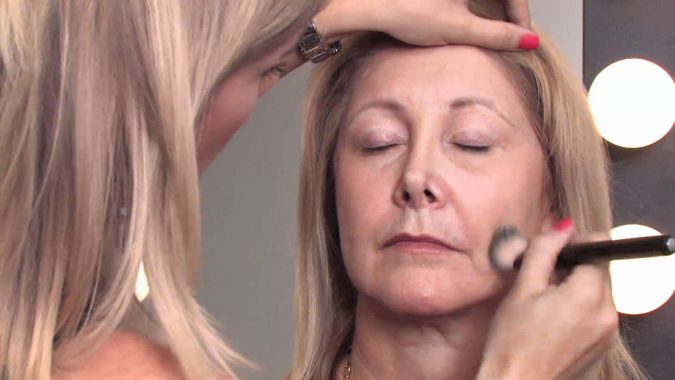middle aged woman mature makeup Top 10 Makeup Tricks to Look Younger - 6