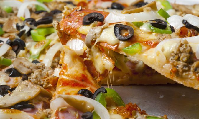 pizza with a variety of toppings Top 10 Most Creative Spring Party Ideas - 20