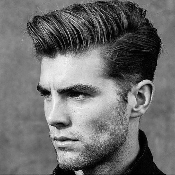 50s hairstyles for men. His signature look in the course of the 1950s was a  shiny pompadour worn excessive on th… | Greaser hair, 50s hairstyles men, 50s  hairstyles