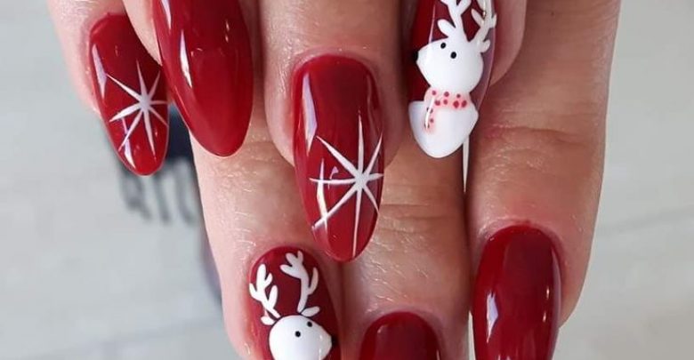 winter christmas nail art Top 7 Christmas Winter Nail Design Ideas - Christmas 158
