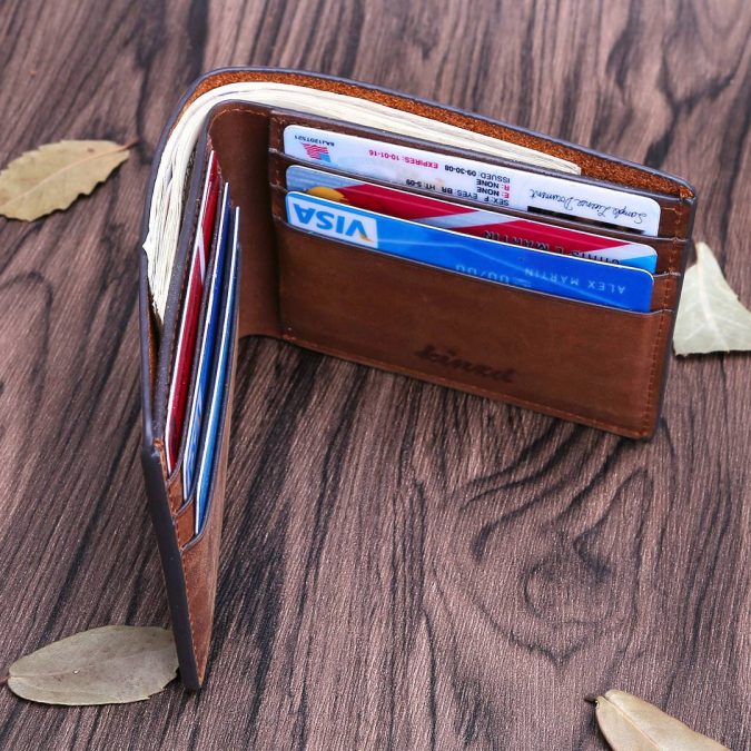 Kinzt bifold wallet for men Top 7 Leather Wallet Patterns Trending - 4