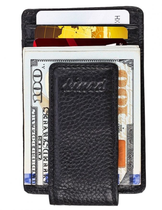 Magnetic money clip wallet 2 Top 7 Leather Wallet Patterns Trending - 12