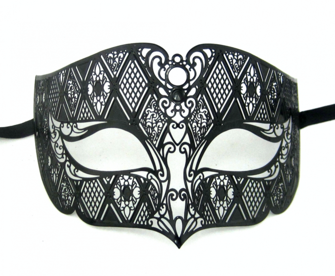Masquerade mask SMOKING METALLO Top 10 Stylish Women's Masquerade Masks for Christmas - 10