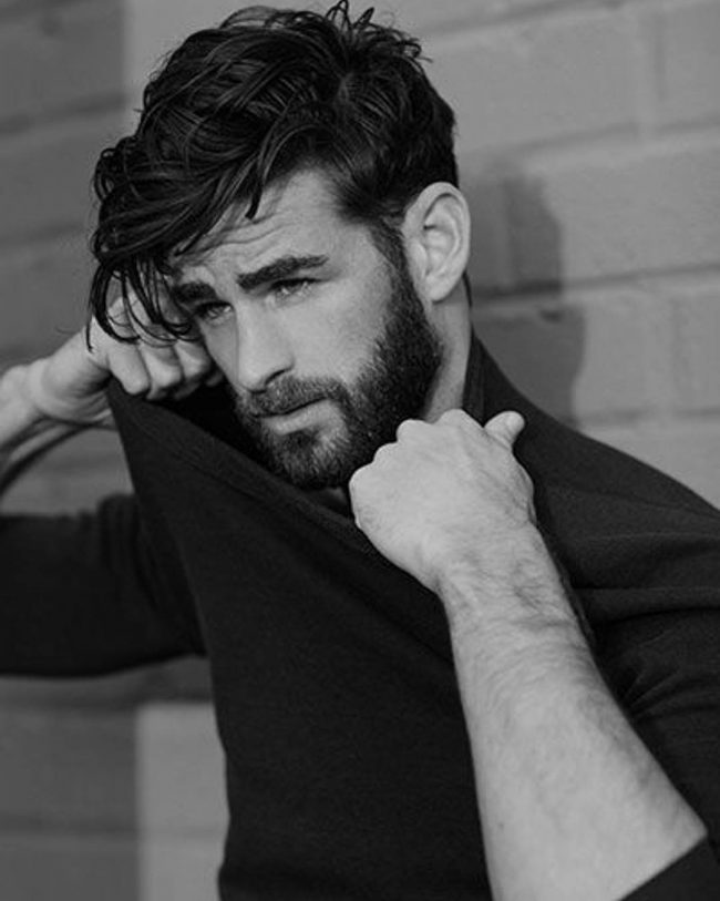 Messy Hipster Side Sweep Fringe men 6 Fashionable Hairstyles Every Man in His 30's Should Nail - 12