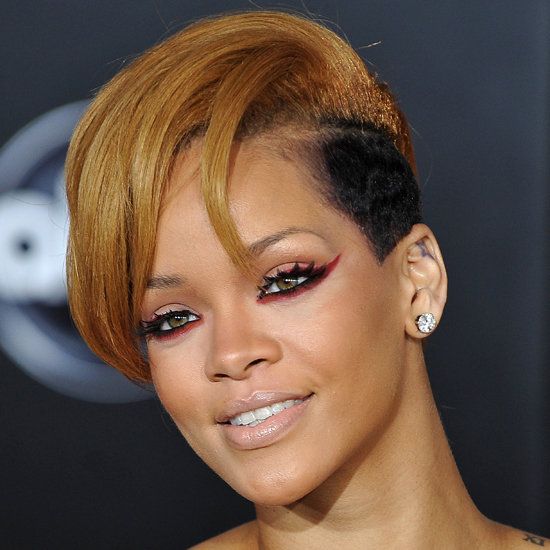 Rihanna red cat eyes Top 10 Inspired Celebrity Makeup Ideas - 11