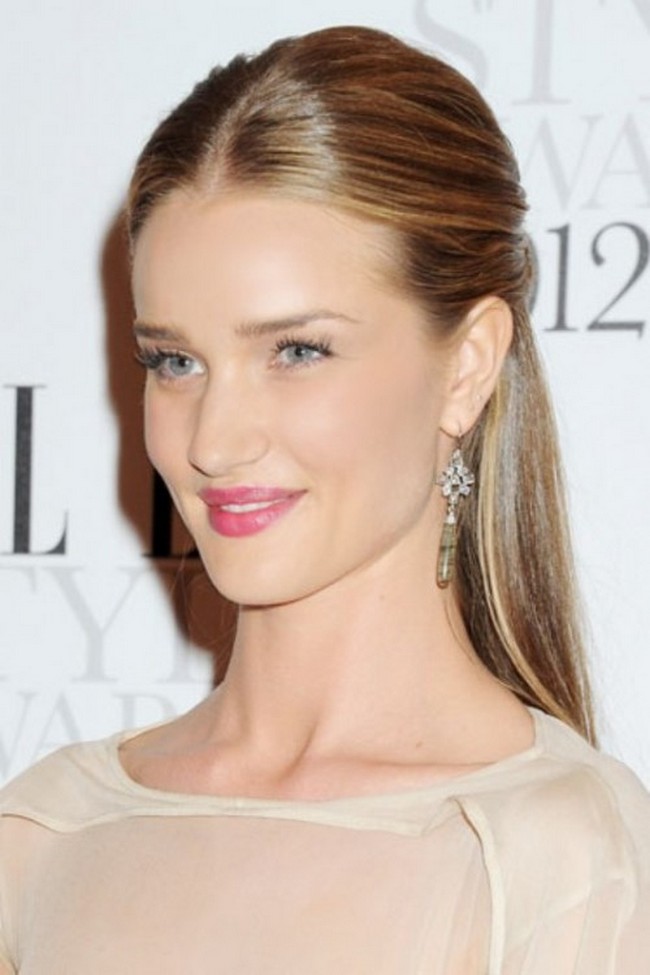 Rosie Huntington Whiteley rosy lips 2 Top 10 Inspired Celebrity Makeup Ideas - 8