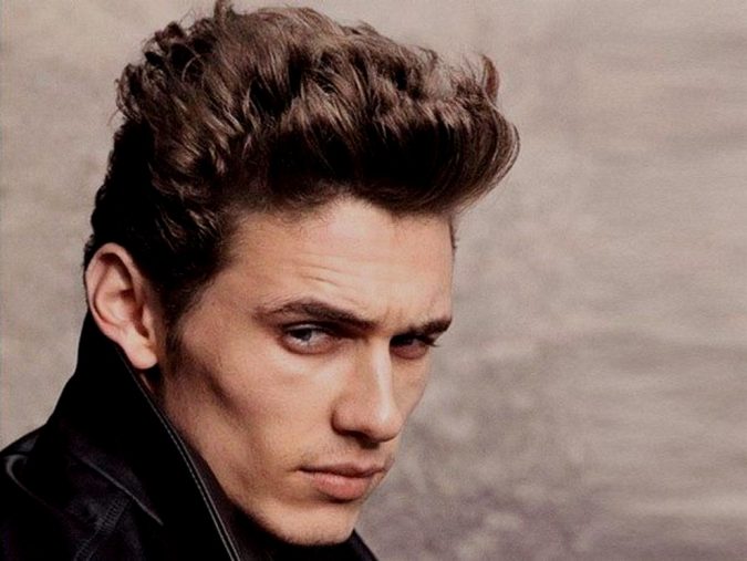 Thick and High hairstyle James Dean Old 1950's Hairstyles for Men That Will Return - 12