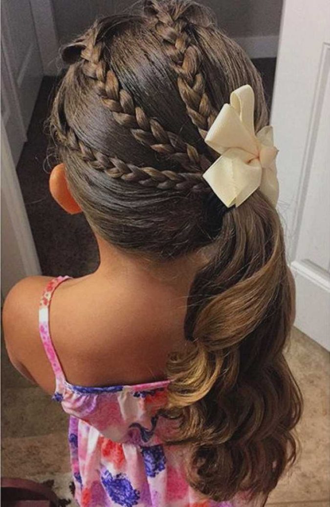 braids-and-side-ponytail-675x1038 Top 10 Best Girl’s Hairstyles for School