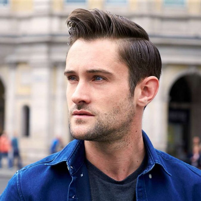 deep Side Part hairstyle men 6 Fashionable Hairstyles Every Man in His 30's Should Nail - 10