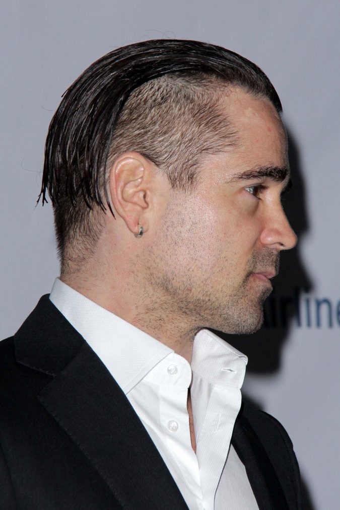 greasy hairstyle men Colin Farrell Haircut Old 1950's Hairstyles for Men That Will Return - 7