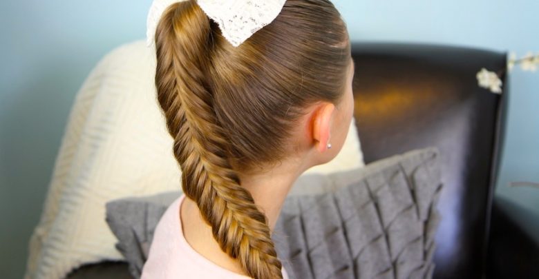 reversed fishtail braid Top 10 Best Girl’s Hairstyles for School - 1