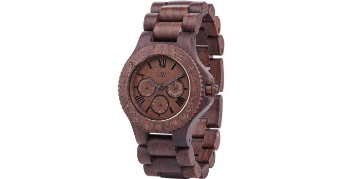 wewood watches brown sitah indian rosewood wood chrono watch product 1 25035505 1 231268659 normal Top 10 Craziest Men's Watches - 17