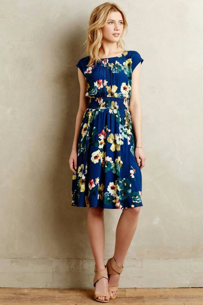 Floral cocktail dresses women summer outfit Top 10 Lovely Spring & Summer Outfit Ideas - 22