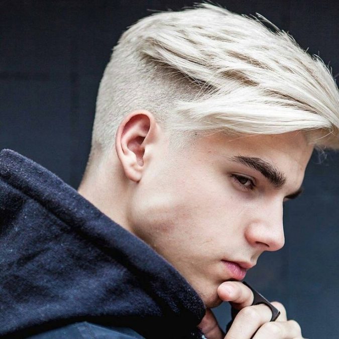 Front bangs for blonde men 2 Top 10 Hairstyles for Guys with Blonde Hair - 20