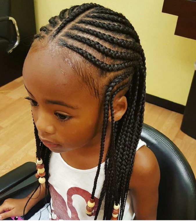 Long hair braids Top 10 Cutest Hairstyles for Black Girls - 4 cute hairstyles for black girls