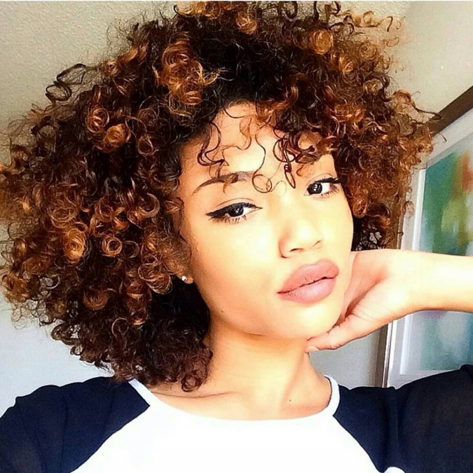 Short Curly Hairstyle for black women 2 Top 10 Cutest Short Haircuts for Black Women - 2