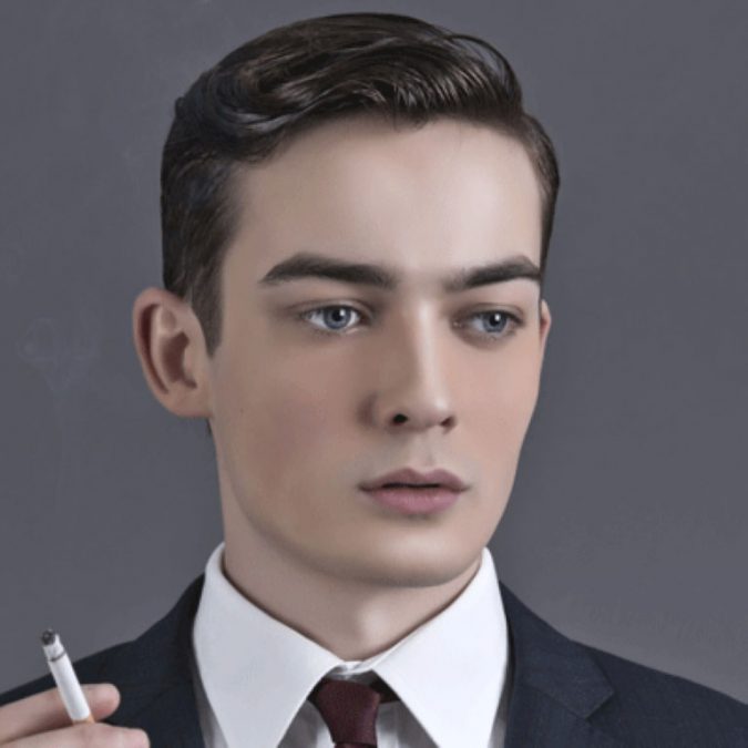 Top 10 Classic 20's Hairstyles for Men That are Coming Back 8 Vintage comb over hairstyle Années 1950 Top 10 Classic 20's Hairstyles for Men That are Coming Back - 8