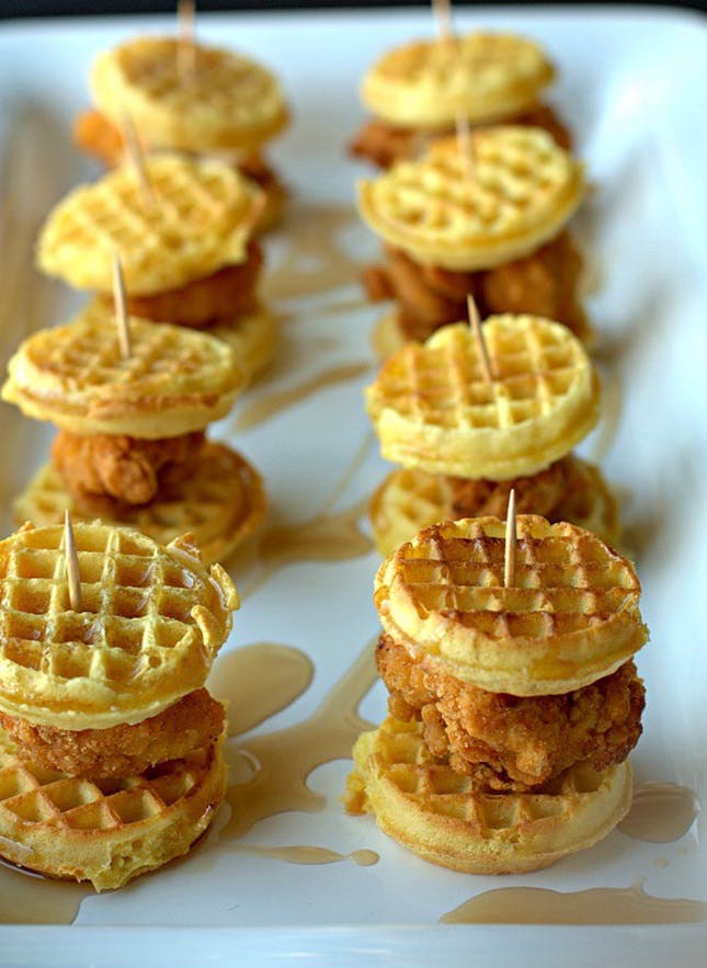 Waffle Wedding Snack 10 Outdated Wedding Trends to Avoid - 16
