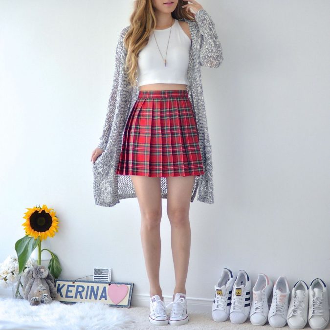 bra-top-and-skirt-and-cardigan-675x675 Top 10 Lovely Spring & Summer Outfit Ideas for 2022