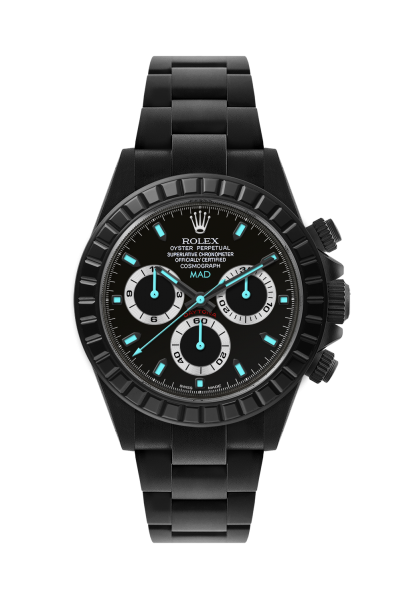 Top 10 Benefits of Customizing Your Luxury Watch 12 customized watch daytona noir mat Top 10 Benefits of Customizing Your Luxury Watch - 12