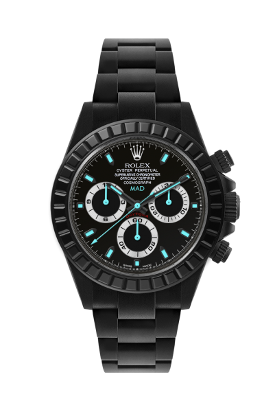 customized watch daytona noir mat Top 10 Benefits of Customizing Your Luxury Watch - 12