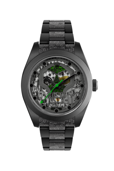 customized watch rolex milgauss noir mat skull Top 10 Benefits of Customizing Your Luxury Watch - 2