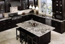 dark Marble kitchen countertops Top 10 Hottest Kitchen Design Trends - 9