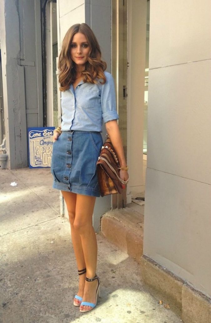 denim-skirt-women-outfit-675x1035 Top 10 Lovely Spring & Summer Outfit Ideas for 2022