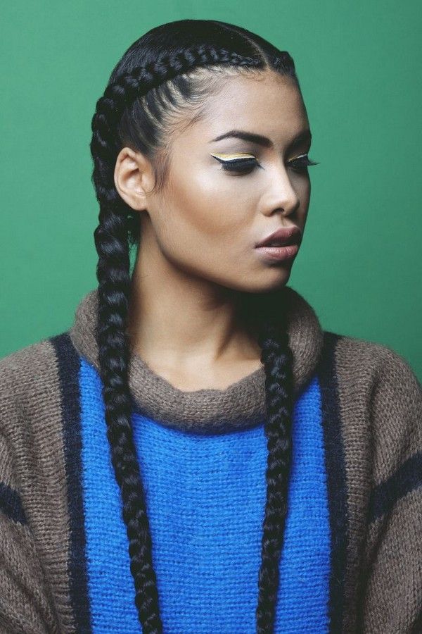 french braid hairstyle Top 10 Cutest Hairstyles for Black Girls - 6 cute hairstyles for black girls