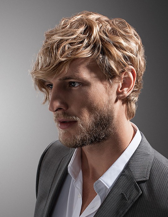 messy layered hairstyle for blonde men Top 10 Hairstyles for Guys with Blonde Hair - 1