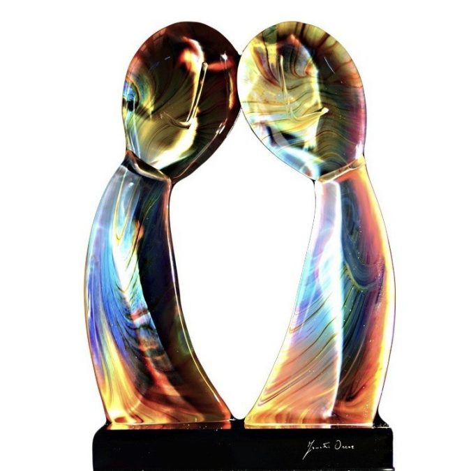 primordial-couple-glass-lovers-sculpture-wedding-anniversary-gift-675x675 Top 10 Best Wedding Anniversary Gift Ideas for 2020 (Updated List)