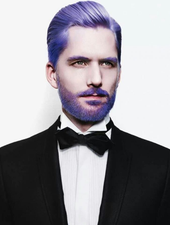 purple beard Top 10 Most popular Beard Colors Trending - 21