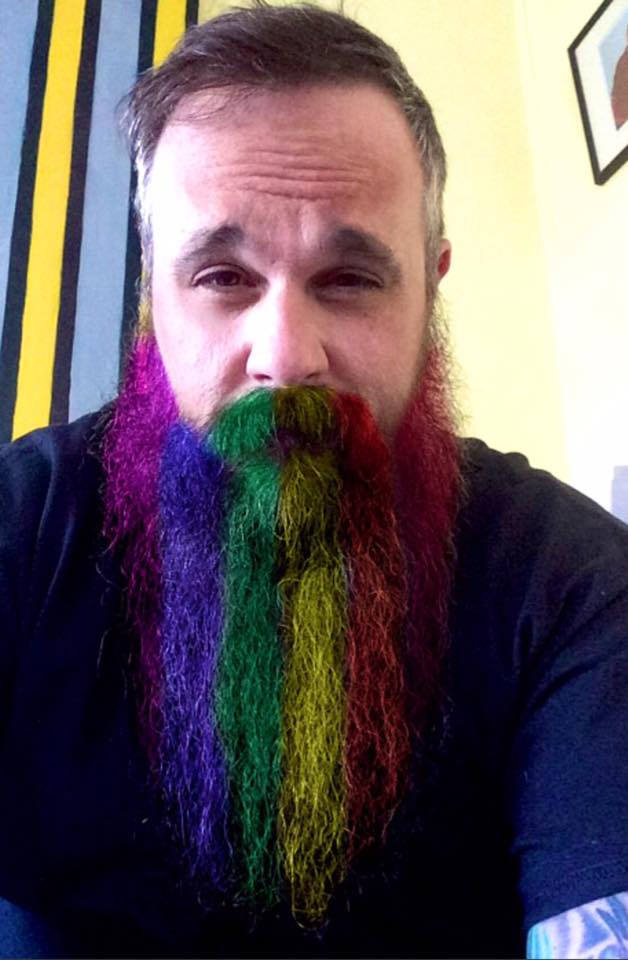 rainbow beard Top 10 Most popular Beard Colors Trending - 18