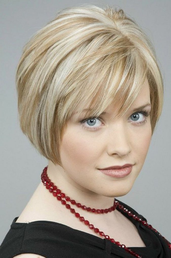 rounded bob hairstyle for blonde women short hairstyles Top 10 Professional Hairstyles for Blonde Women - 6