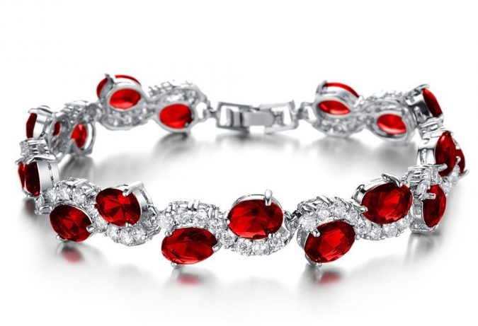 ruby bracelet jewelry gift Top 10 Best Wedding Anniversary Gift Ideas - 13