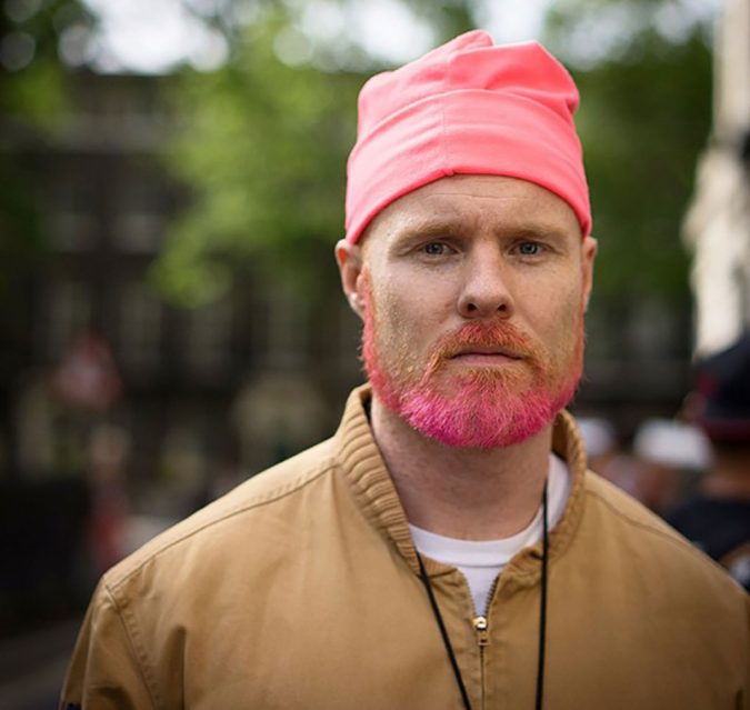 shallow pink beard Top 10 Most popular Beard Colors Trending - 20
