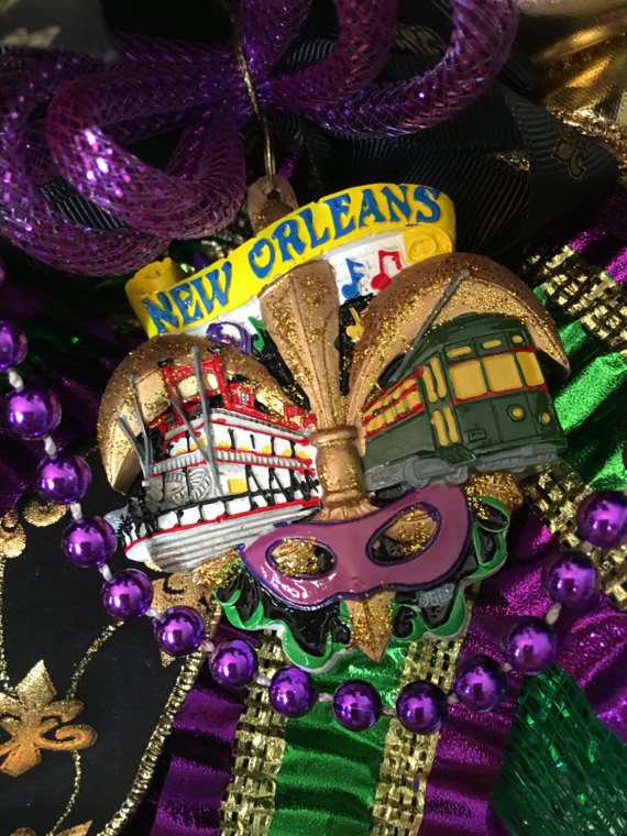 word image 1 Fat Tuesday is Coming! 11 Classy Mardis Gras Wreaths for Your Front Door - 3