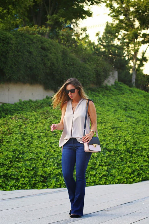 Bootcut Jeans outfit 8 Tips to Choose the Best Jeans for Your Body Shape - 7