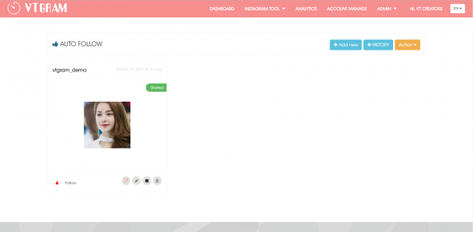 Top 10 Best Social Auto Post Scripts 4 VTGram Instagram Tool for Marketing 2 Top 10 Best Social Auto Post Scripts - 4
