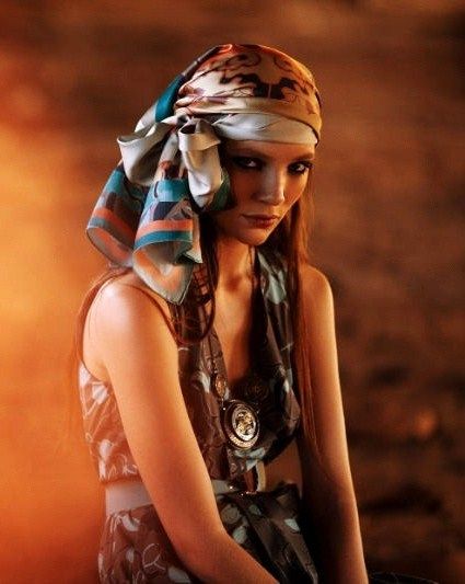 bohemian 1 7 Trendy Ways To Wear Headscarves That are Creative - 2