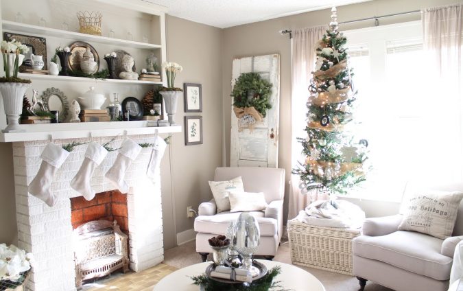 living room living room christmas decorations formidable Top 10 Ideas To Make Your Home Look Magical and Enjoyable For Holidays - 5