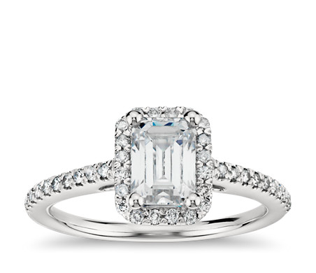 Top 5 Diamond Cuts for Your Engagement Ring 5 Emerald Cut engagement rings Top 5 Diamond Cuts for Your Engagement Ring - 5