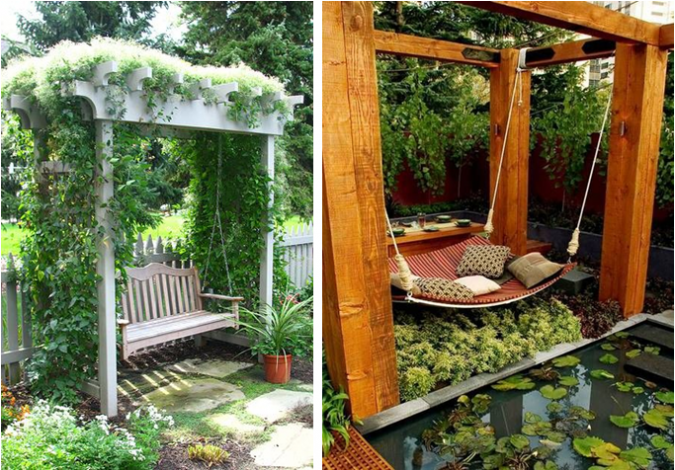 Home gardens swings 2 10 Garden Trends around the World that You Haven't Heard of - 9