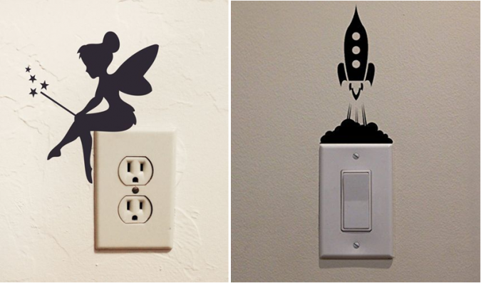 home decoration electricty switch buttons decoration 10 Awesome Decor Ideas to Borrow from Pinterest Influencers - 14