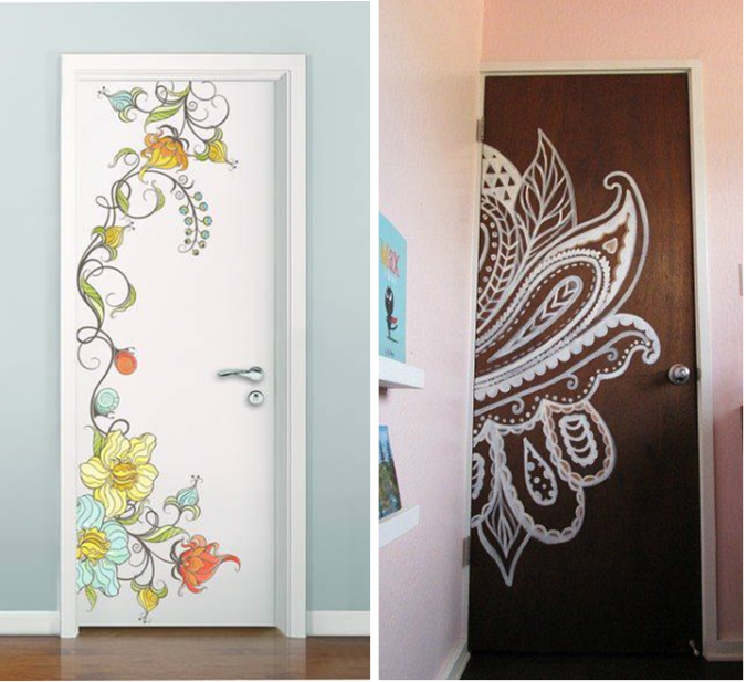 painted doors 10 Awesome Decor Ideas to Borrow from Pinterest Influencers - 12