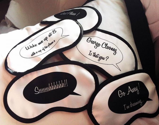 satin sleep masks corporate gifts 10 Branded Gifts & How They Build the Company's Reputation - 18