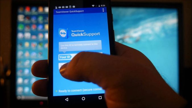 Top 5 Productivity Apps You Must Have on Your Devices 9 TeamViewer app on smartphone Top 5 Productivity Apps You Must Have on Your Devices - 9